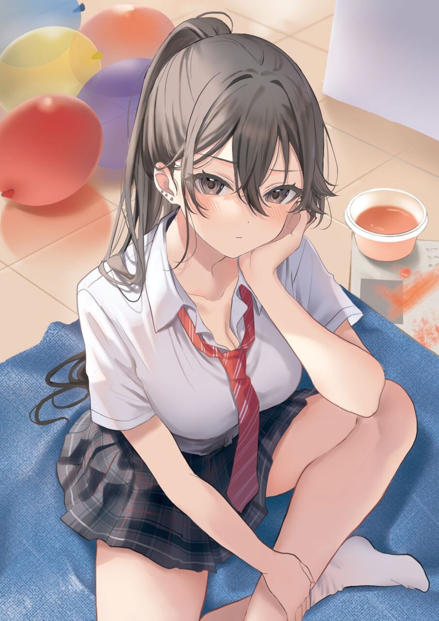 表情の二次フェチ画像。