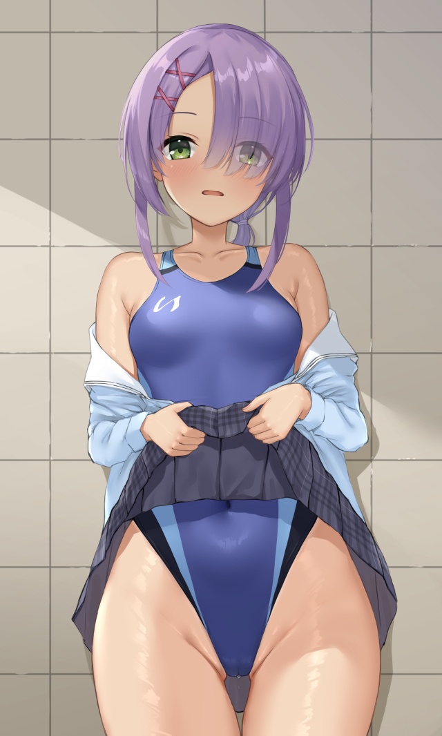 競泳水着のエロ画像を復習していく