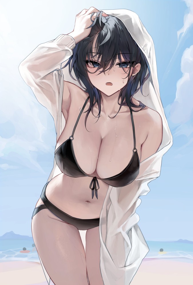 ビキニの虹エロ画像