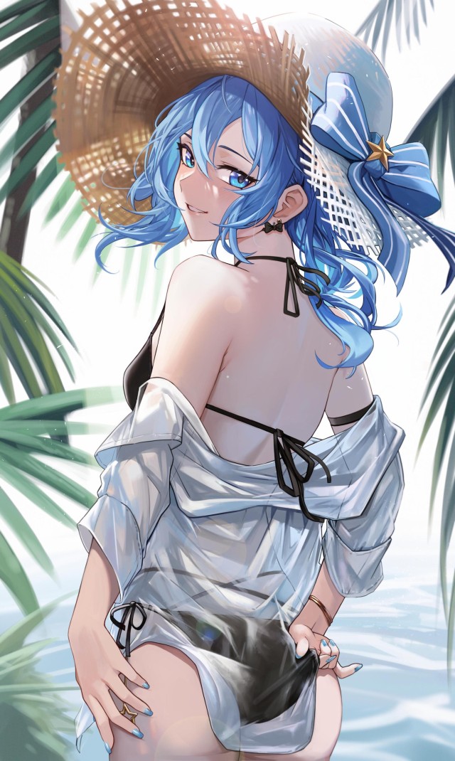 ビキニの虹エロ画像
