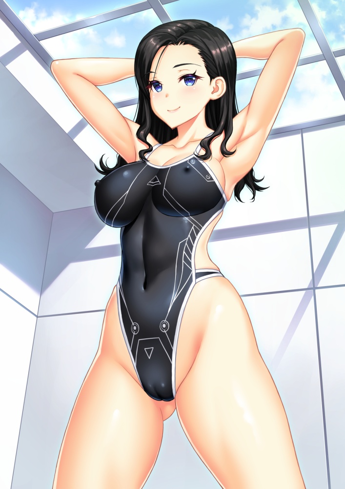 競泳水着のエロ画像を復習していく