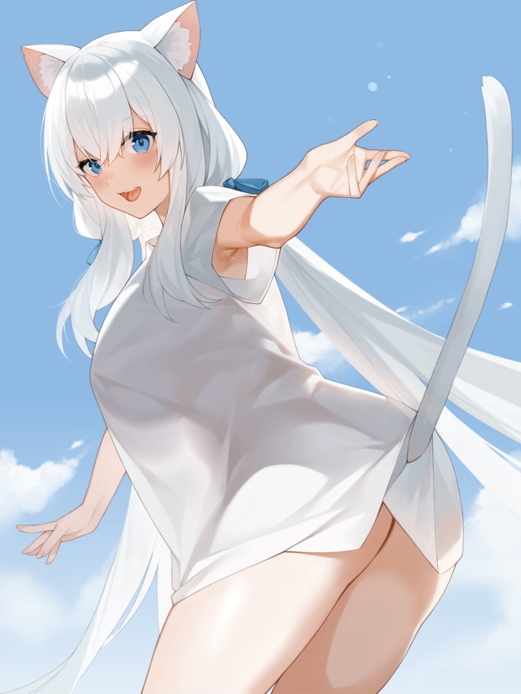 銀髪のエロ画像をアップ！