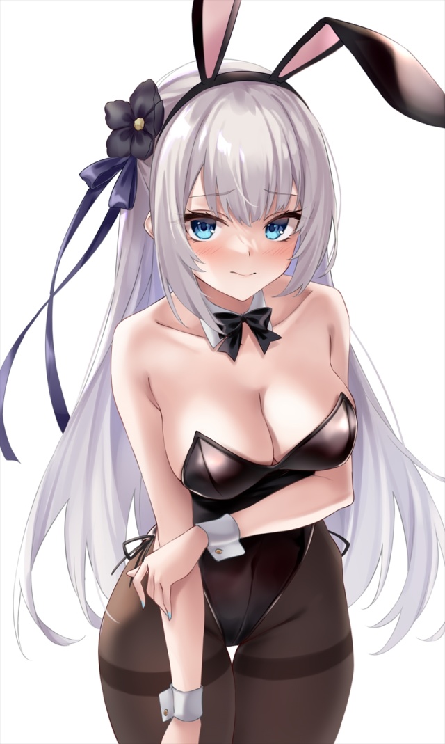 銀髪のエロ画像をアップ！