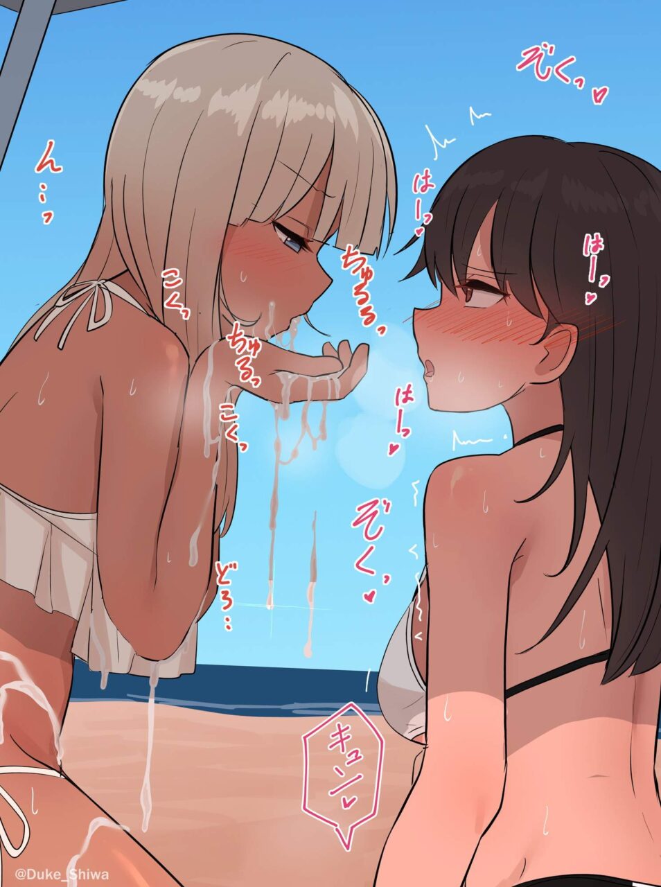 百合・レズの二次フェチ画像。