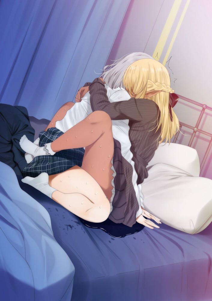 百合・レズの二次フェチ画像。