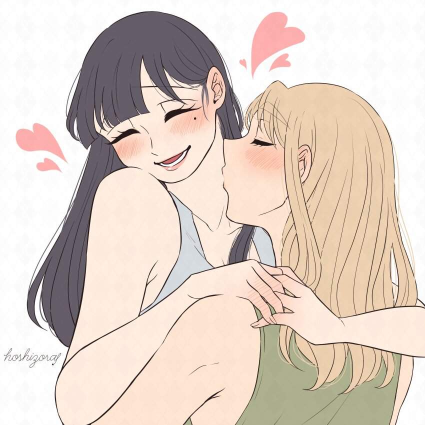 百合・レズの二次フェチ画像。