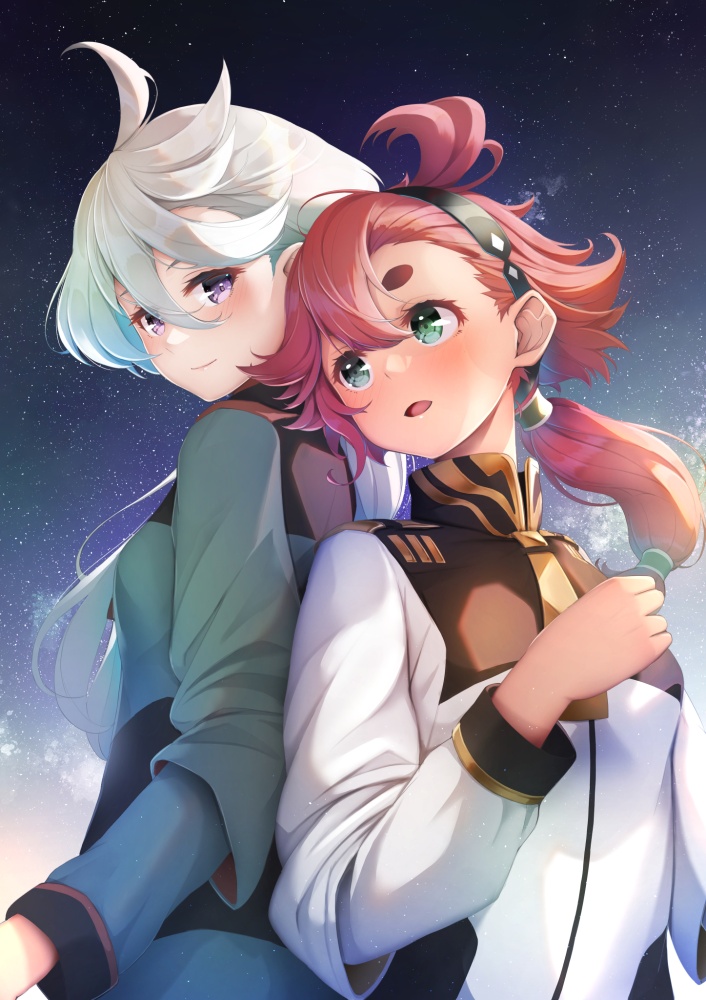 百合・レズの二次フェチ画像。