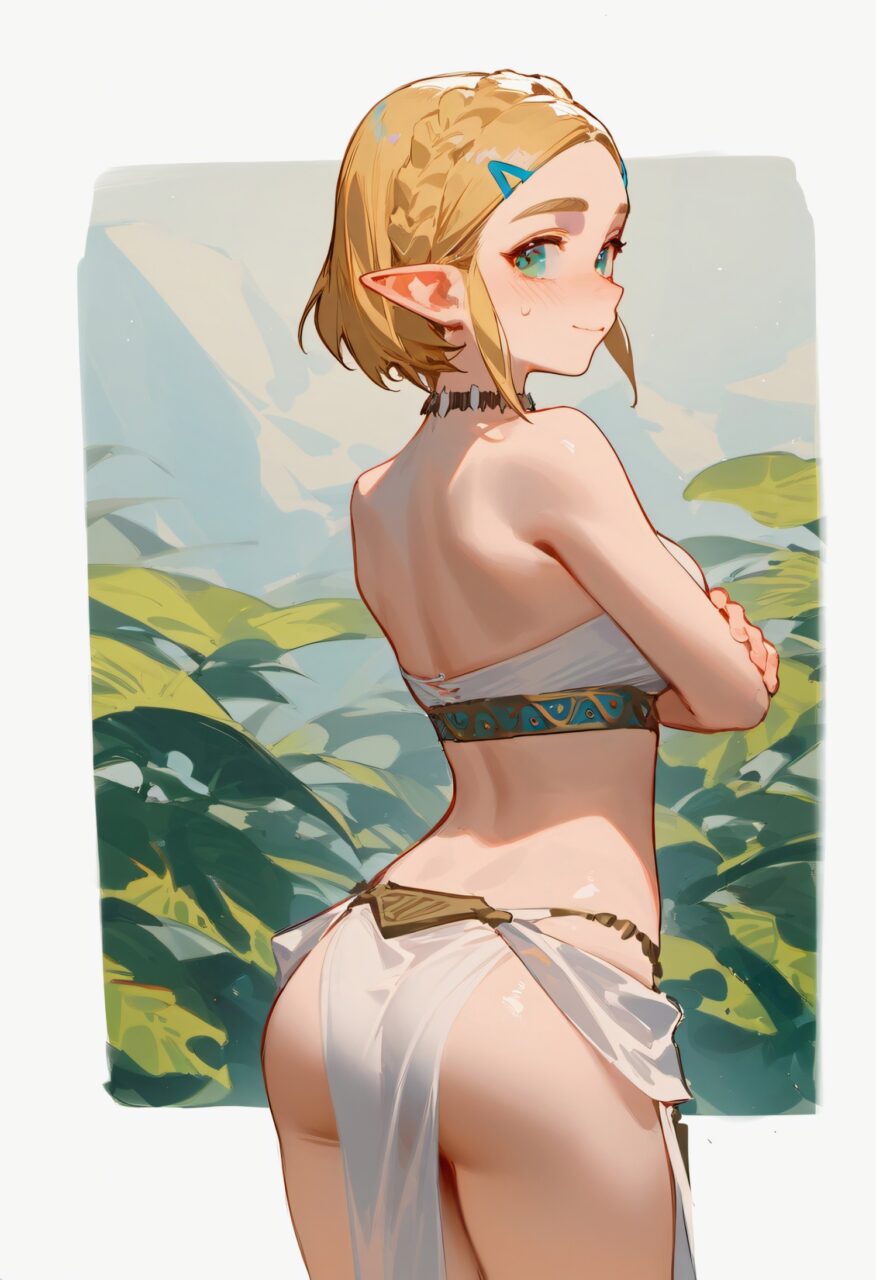 エルフ耳の萌えイラスト