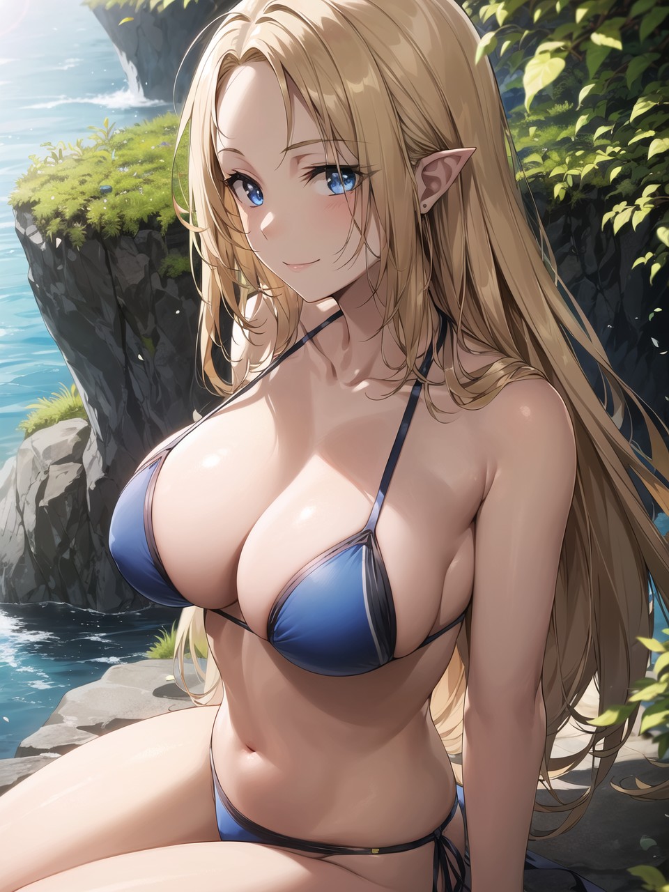 エルフ耳の萌えイラスト