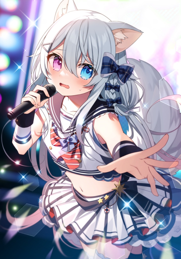 銀髪のエロ画像をアップ！