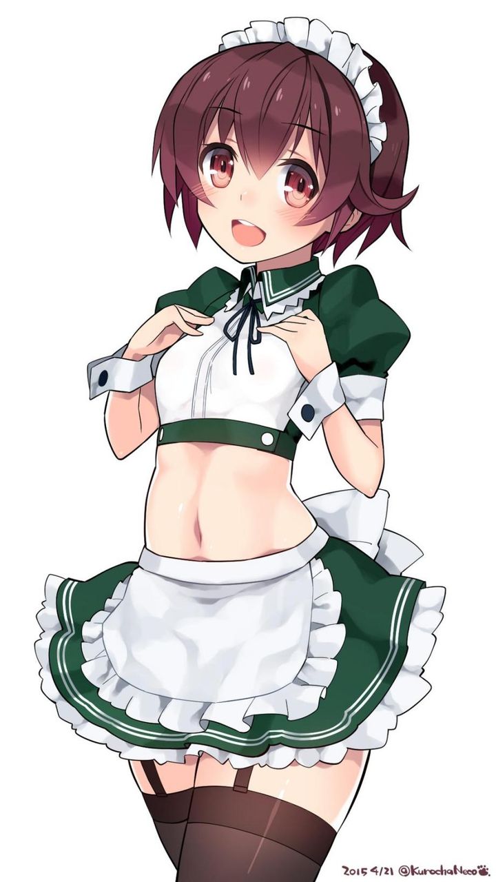 メイドの二次フェチ画像。