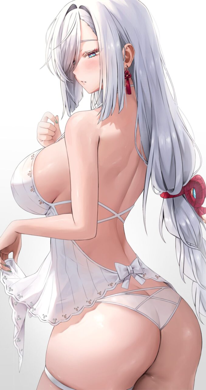 水着の可愛い二次元画像。