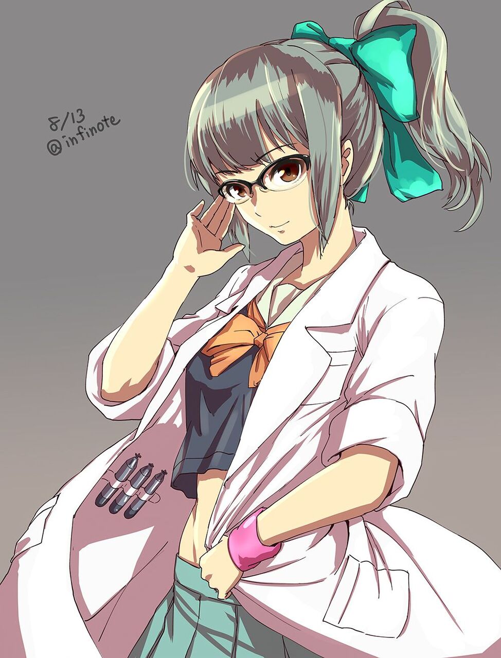 ポニーテールの二次元エロ画像。