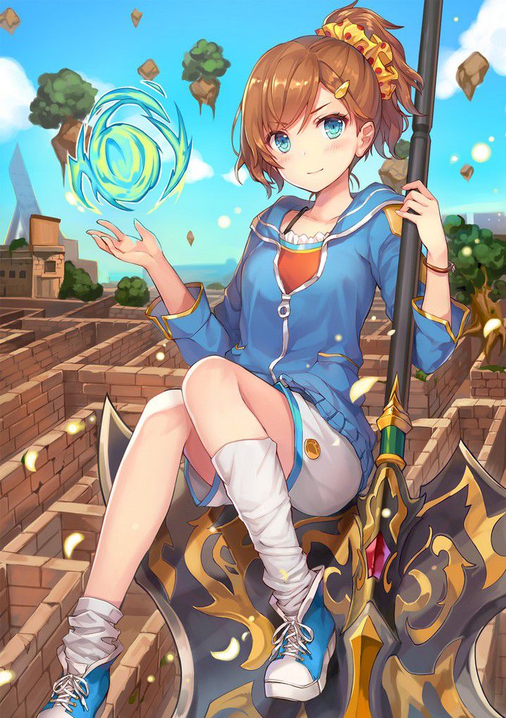 ポニーテールの二次元エロ画像。