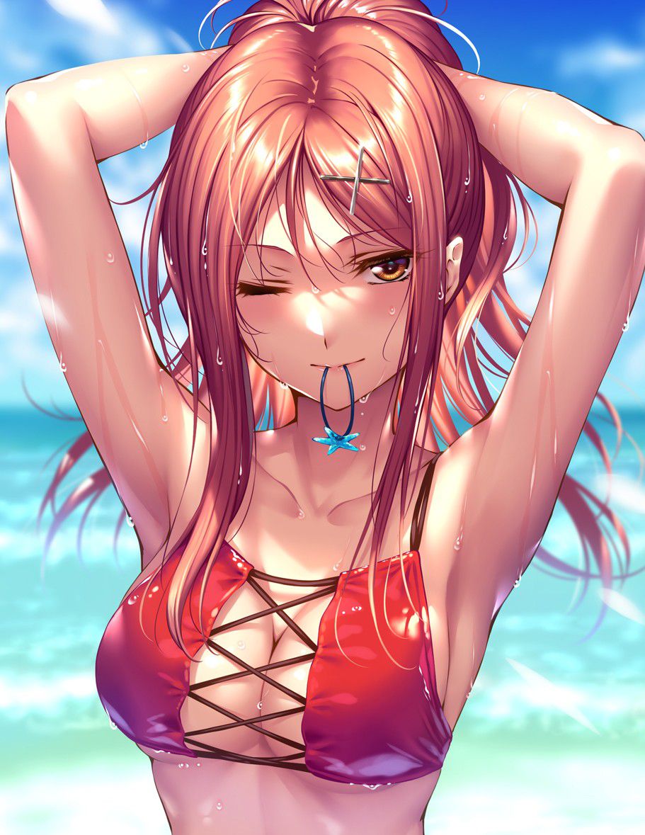ポニーテールの二次元エロ画像。