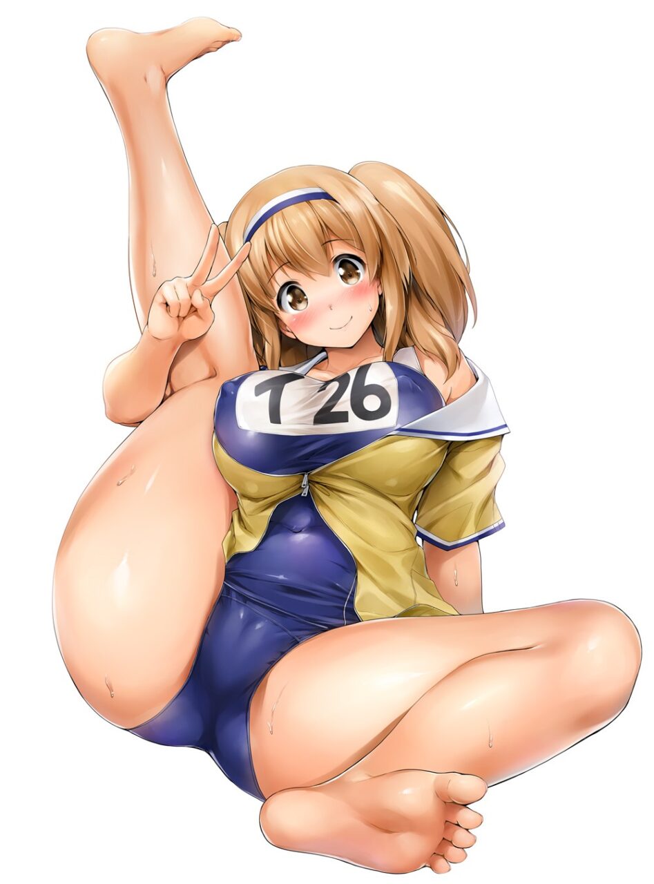 開脚のエロ画像みて幸せになろう！