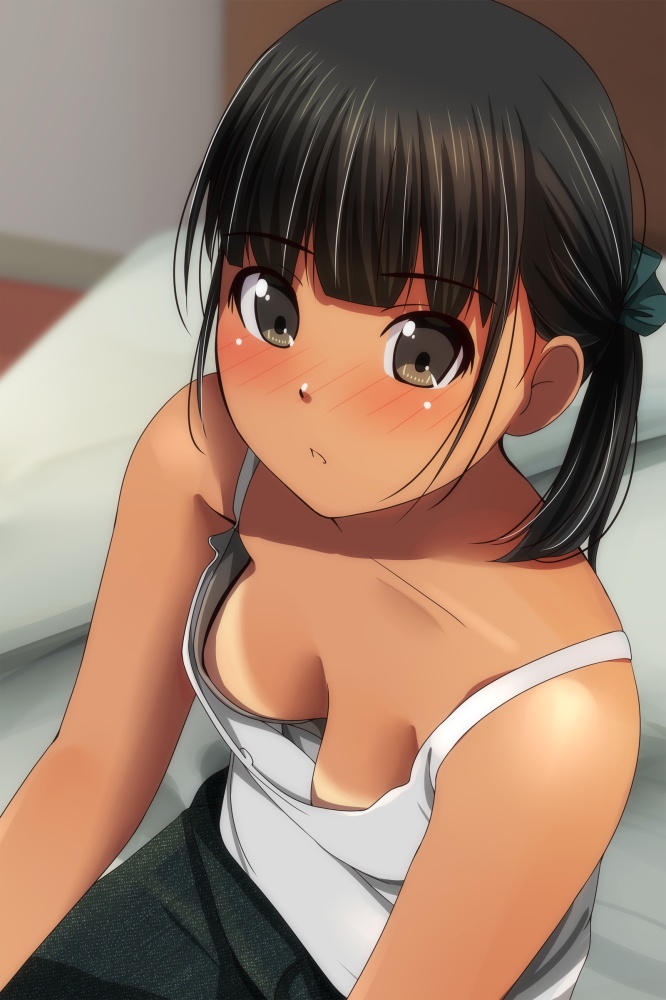 胸チラのエロ画像みて幸せになろう！