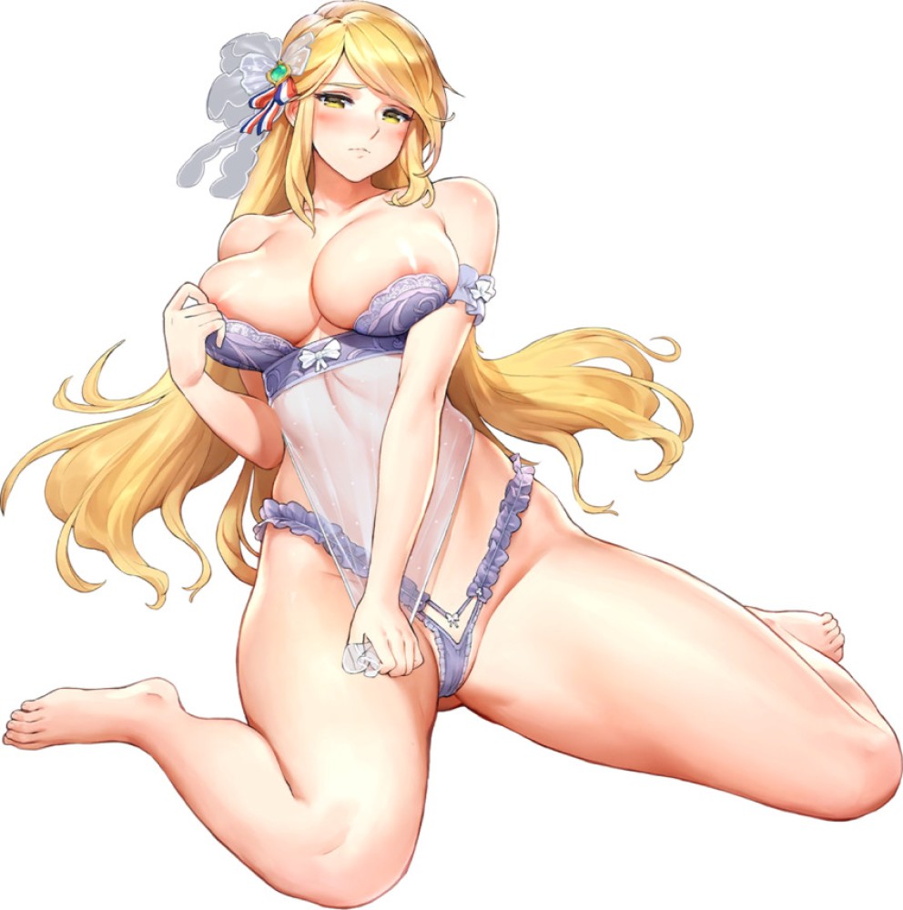 金髪のエッチな魅力が分かるエロ画像