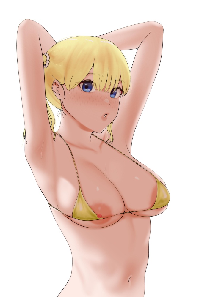 乳首の二次エロ画像で！