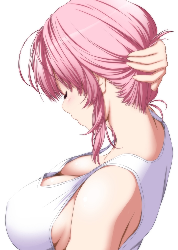 胸チラのエロ画像みて幸せになろう！