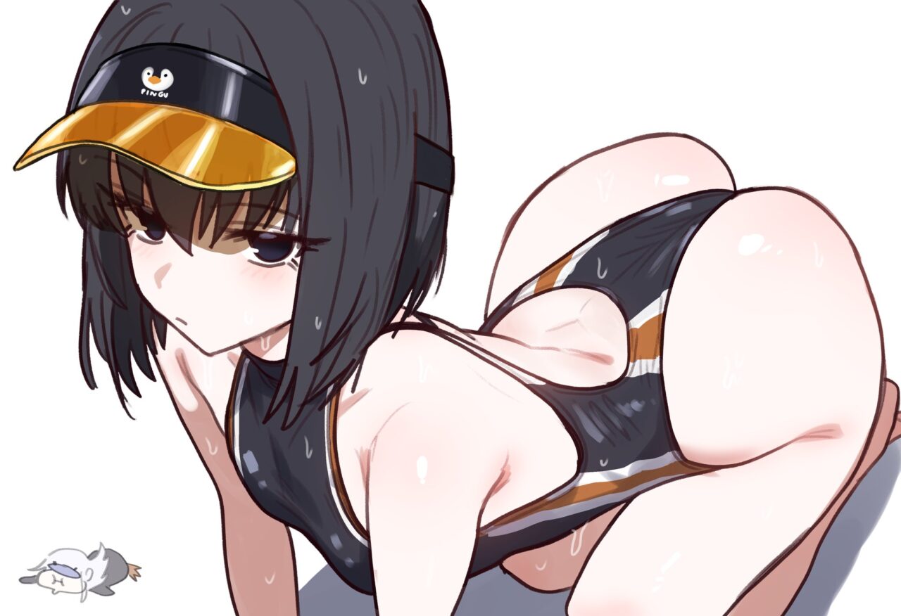 競泳水着のエロ画像をアップ！