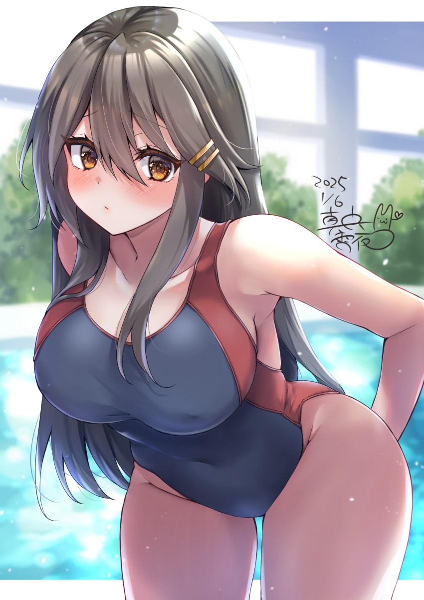 競泳水着のエロ画像をアップ！