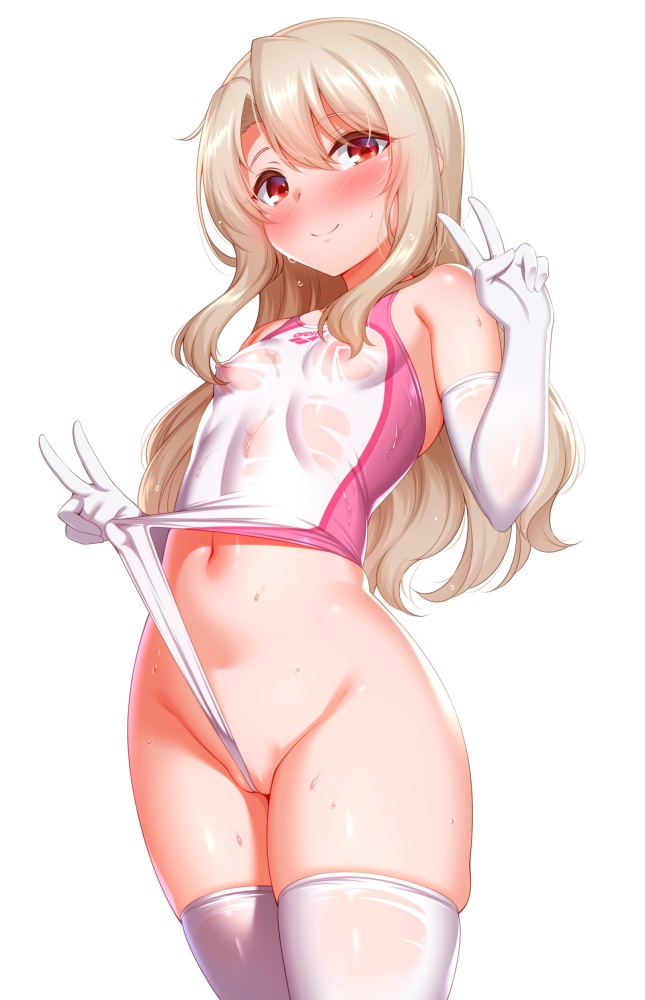 競泳水着のエロ画像をアップ！