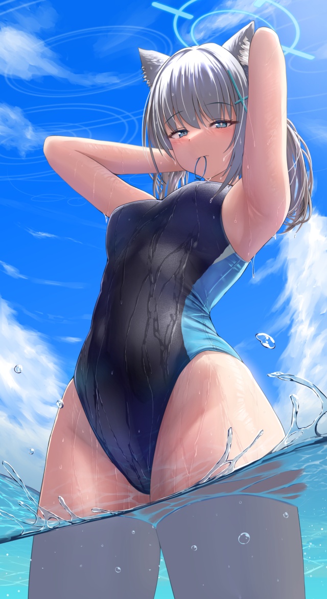 競泳水着の魅力についてエロ画像で検証