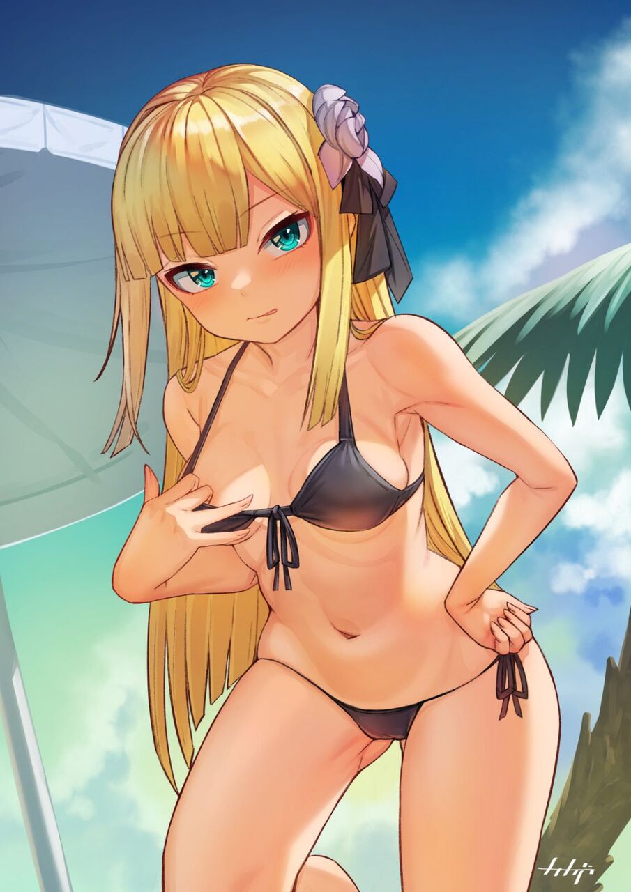 金髪のエロ可愛い画像貼っていくぜ！