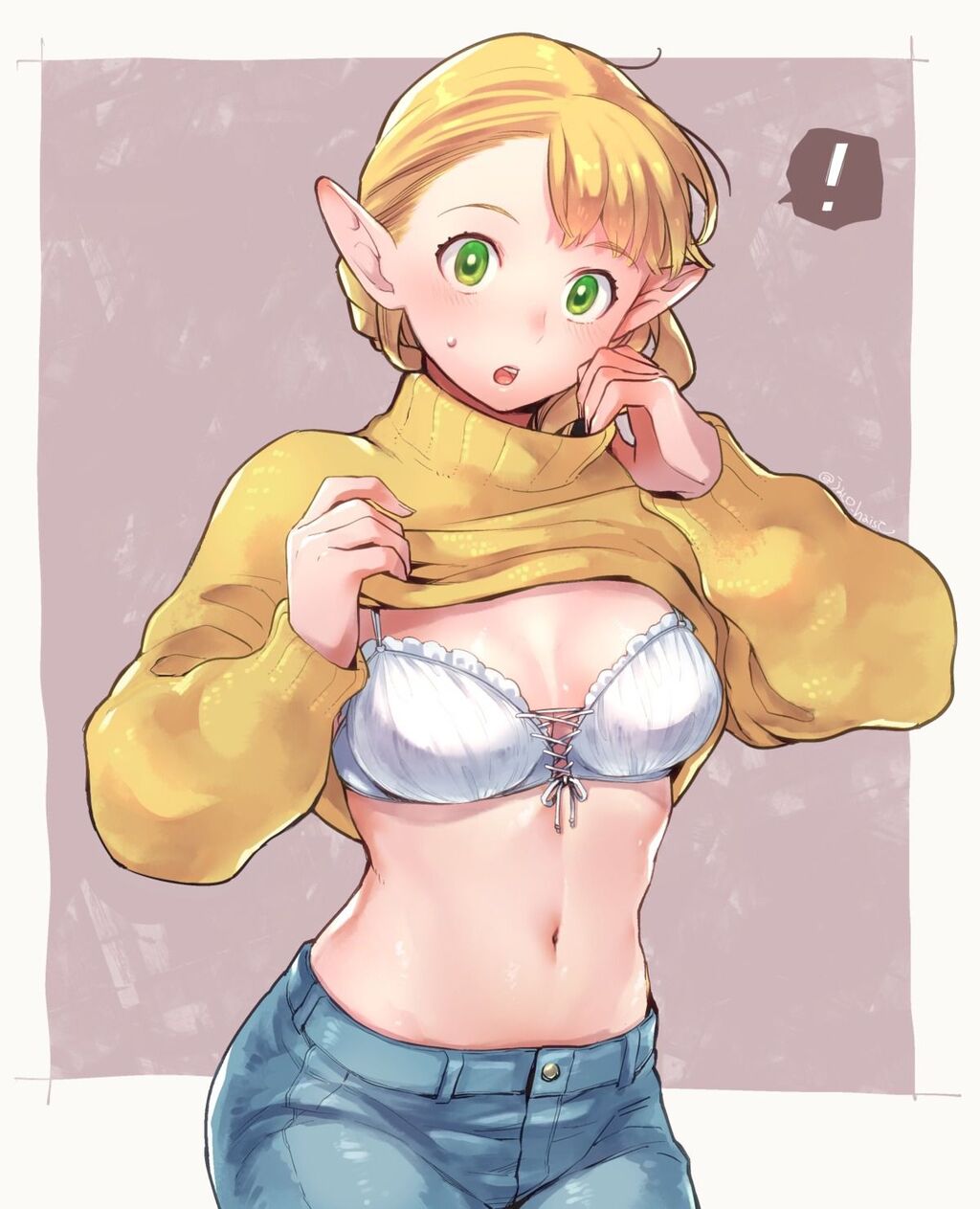 エルフのエッチな魅力が分かるエロ画像