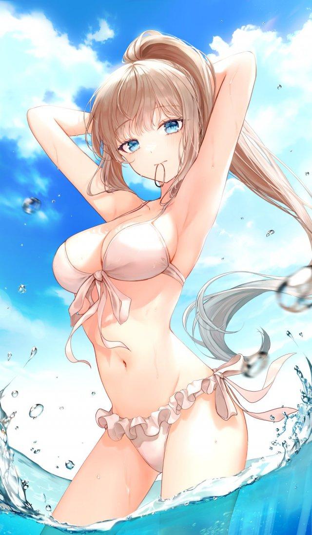 ポニーテールのエロ画像なんです！