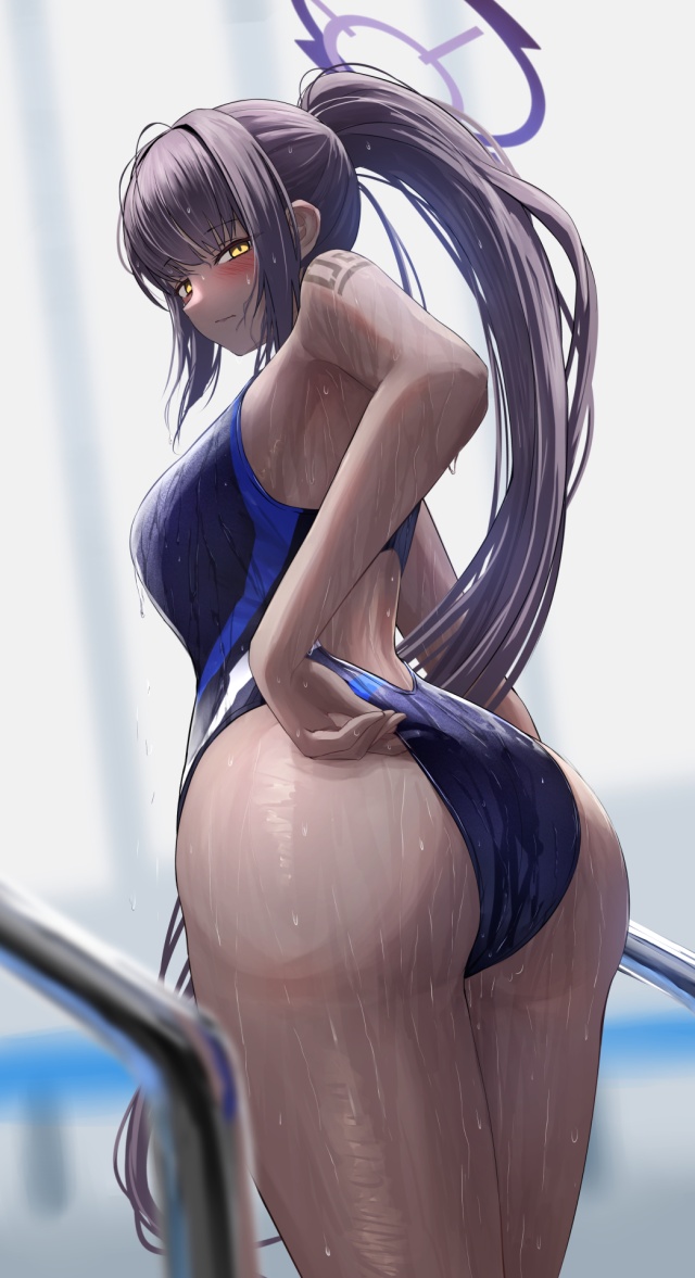 競泳水着の魅力についてエロ画像で検証