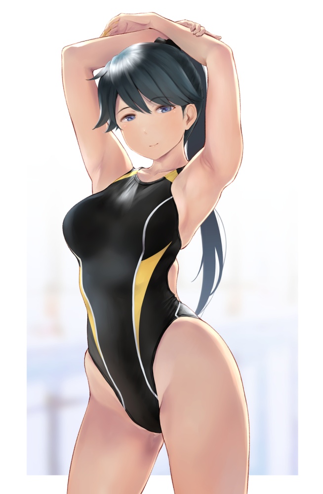 競泳水着の魅力についてエロ画像で検証