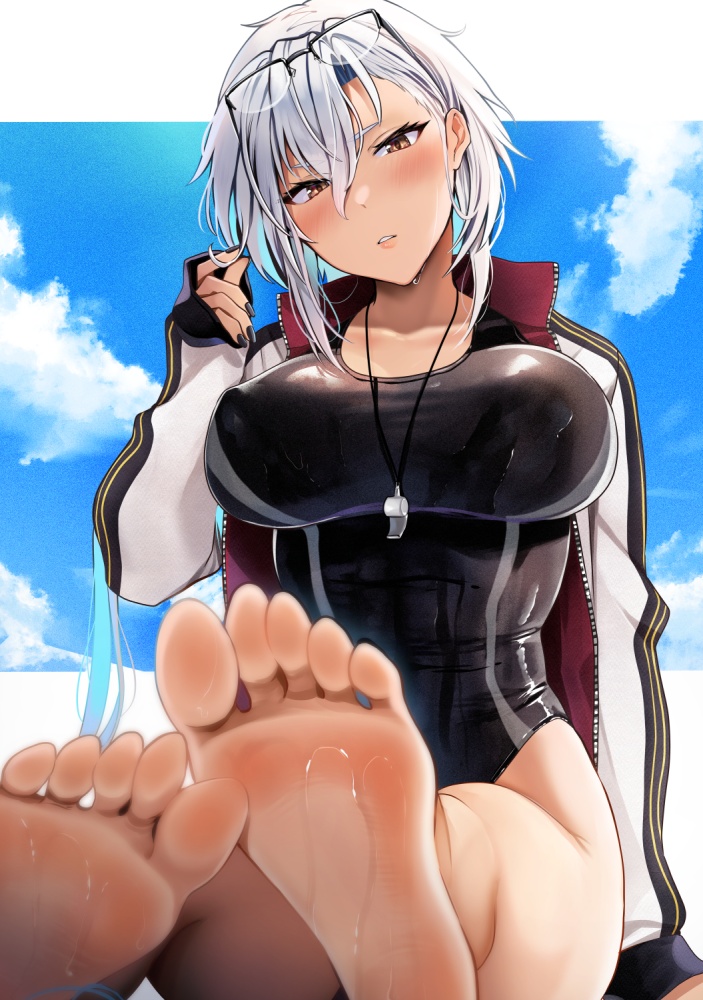 競泳水着の魅力についてエロ画像で検証