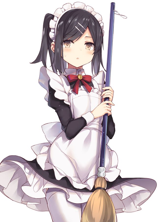メイドの二次エロ画像を愛でる。