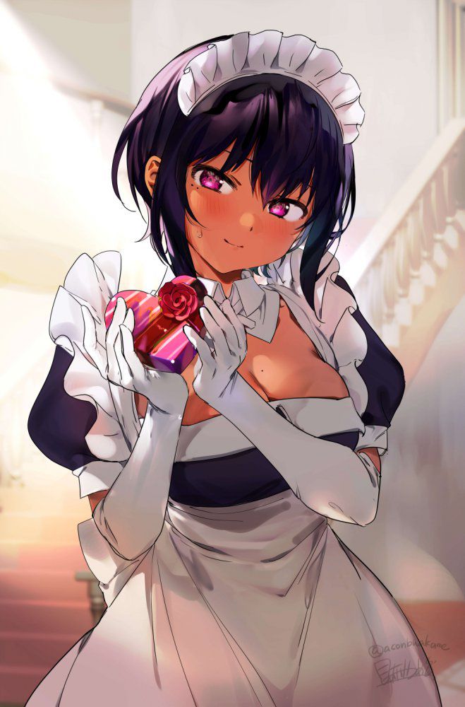 メイドの二次エロ画像を愛でる。
