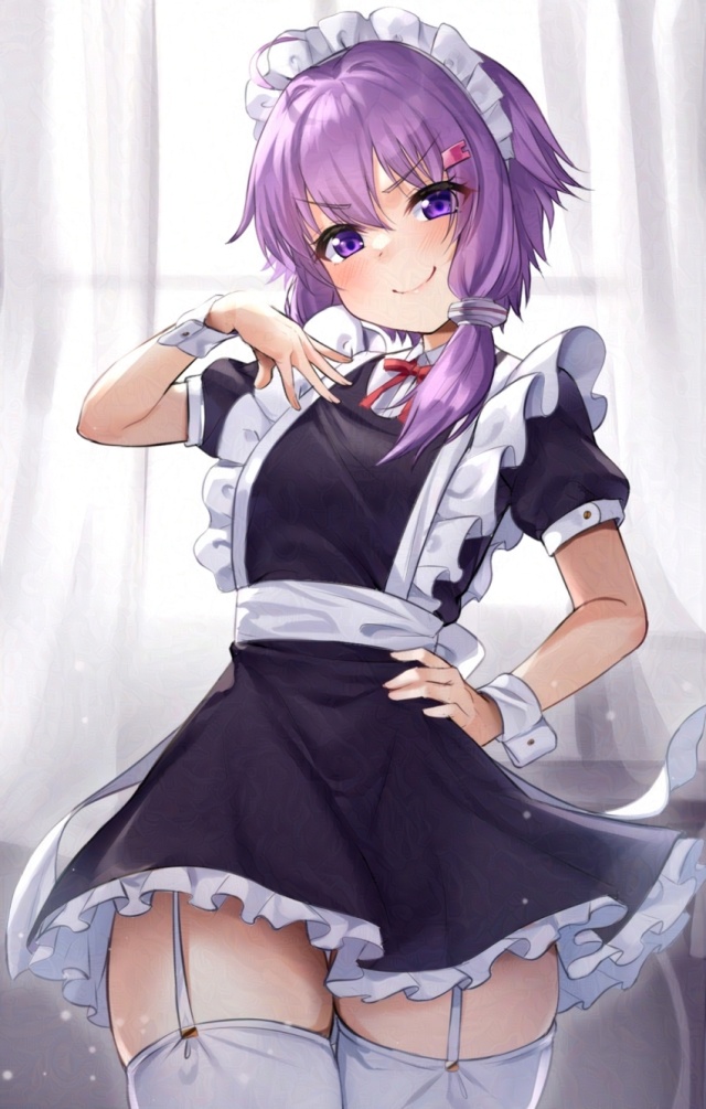 メイドの二次エロ画像を愛でる。