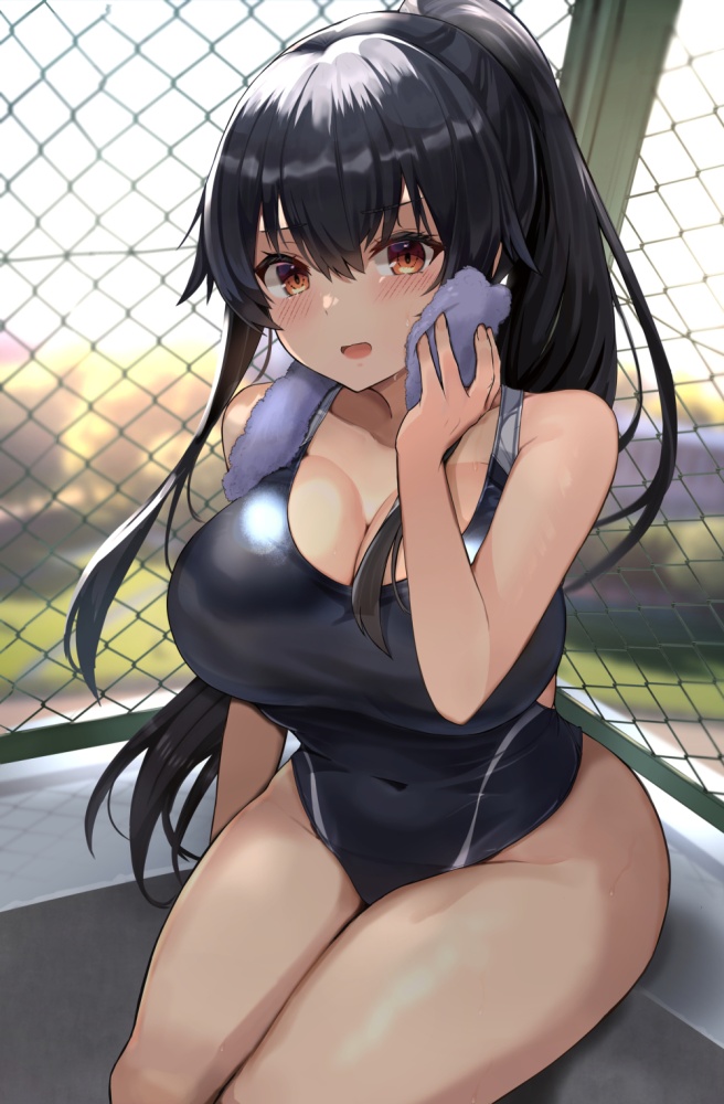 競泳水着の魅力についてエロ画像で検証