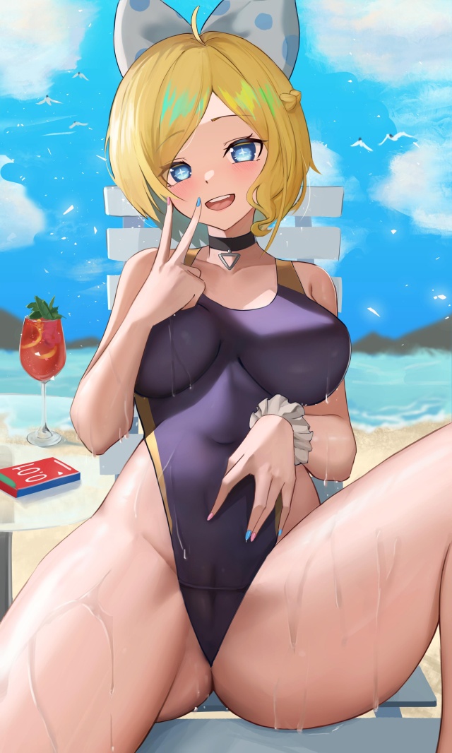 競泳水着の魅力についてエロ画像で検証