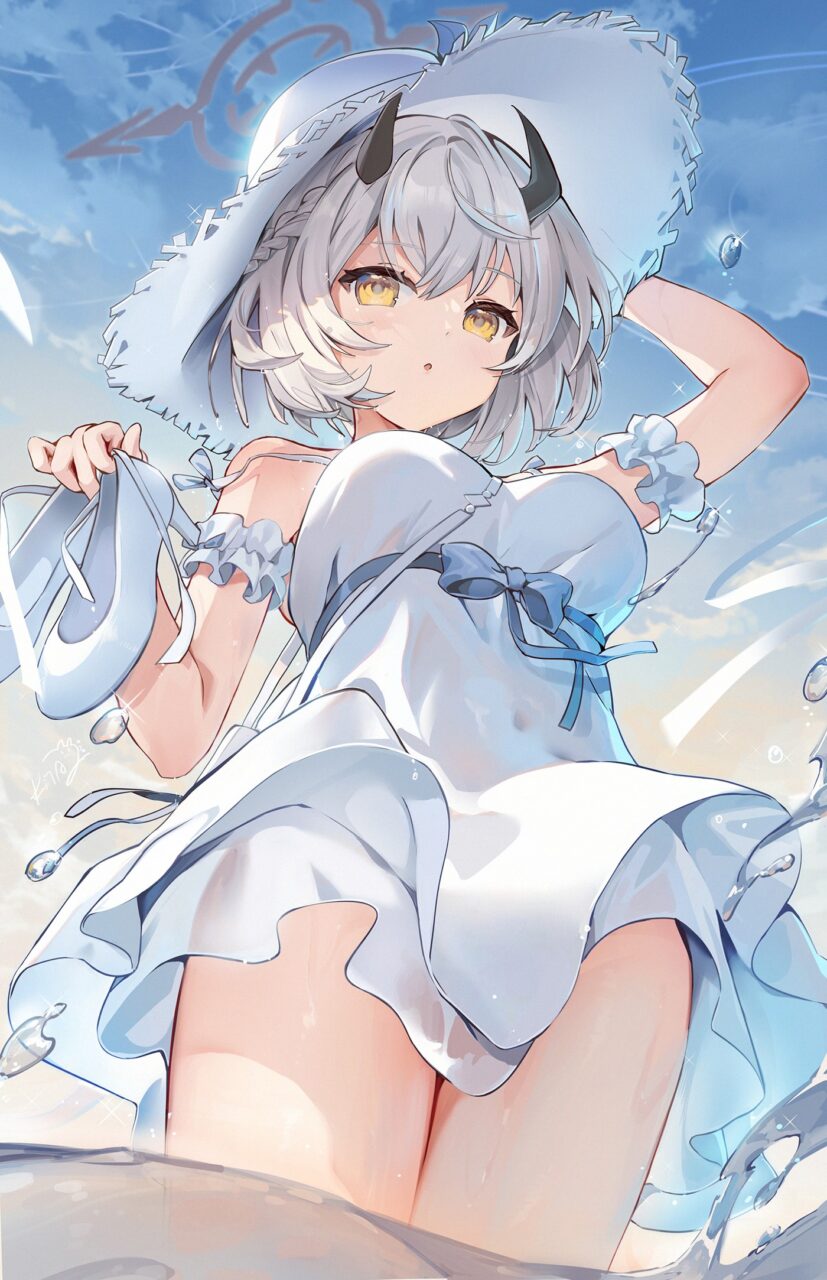 銀髪のエロ画像フォルダを解放していく