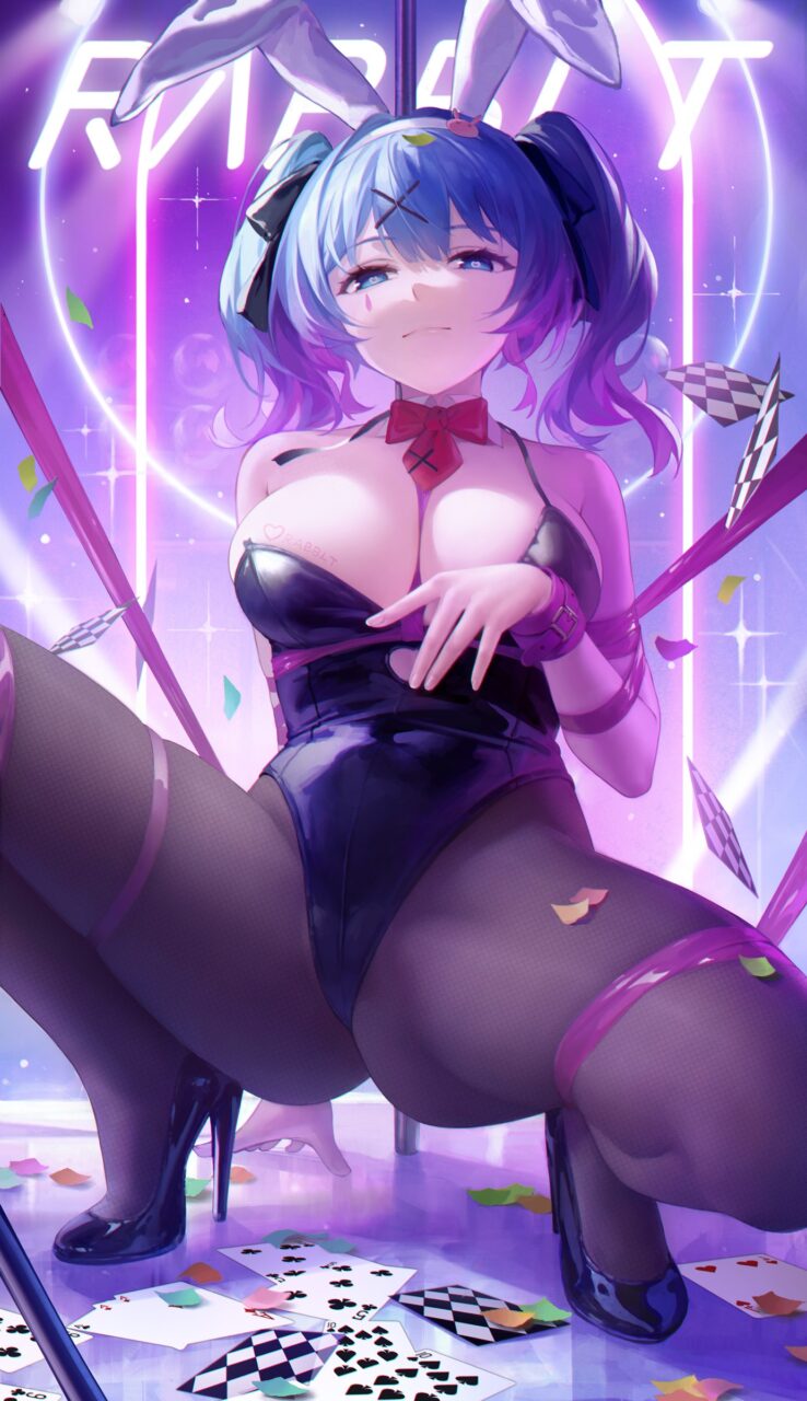 バニーガールの二次エロ画像で！