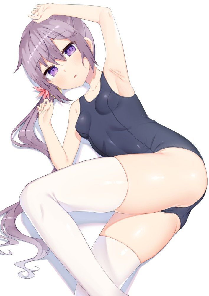 スク水の可愛い二次元画像。