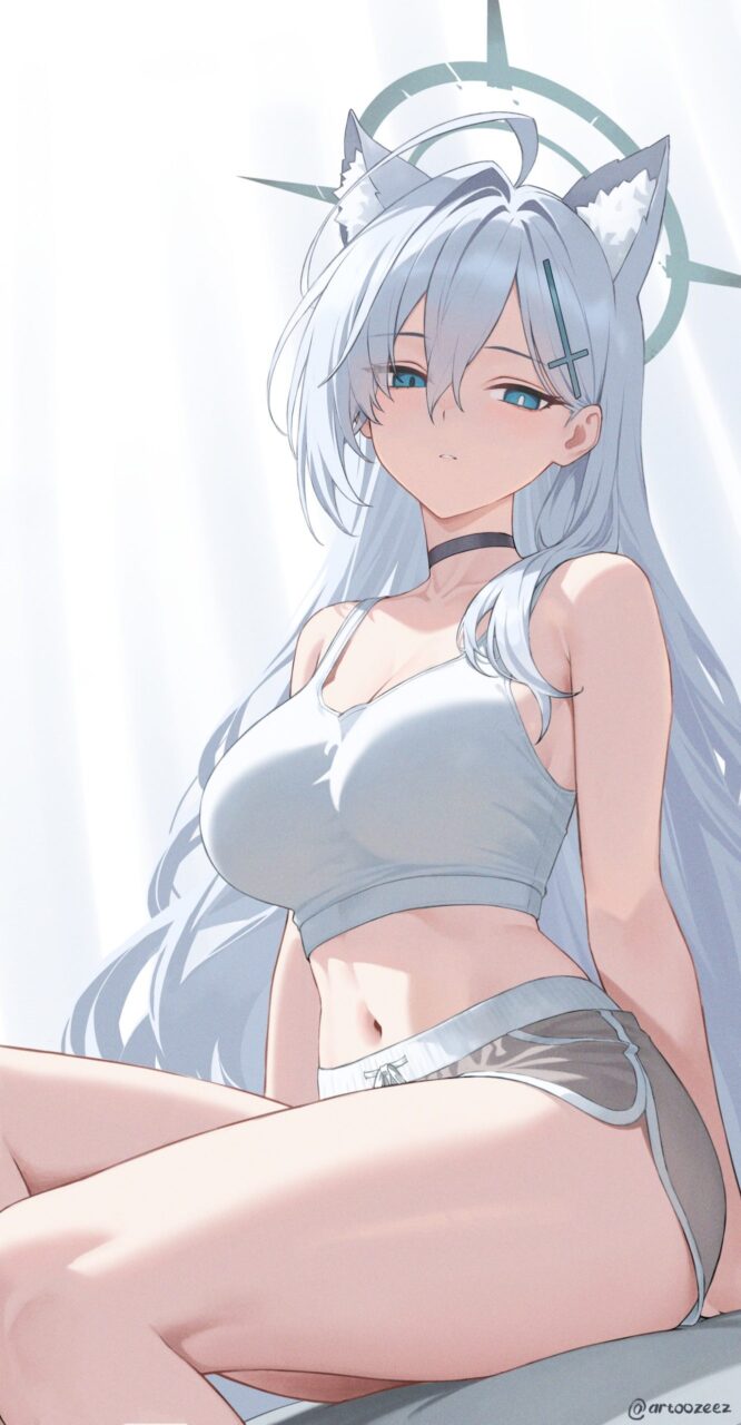銀髪のエロ画像フォルダを解放していく