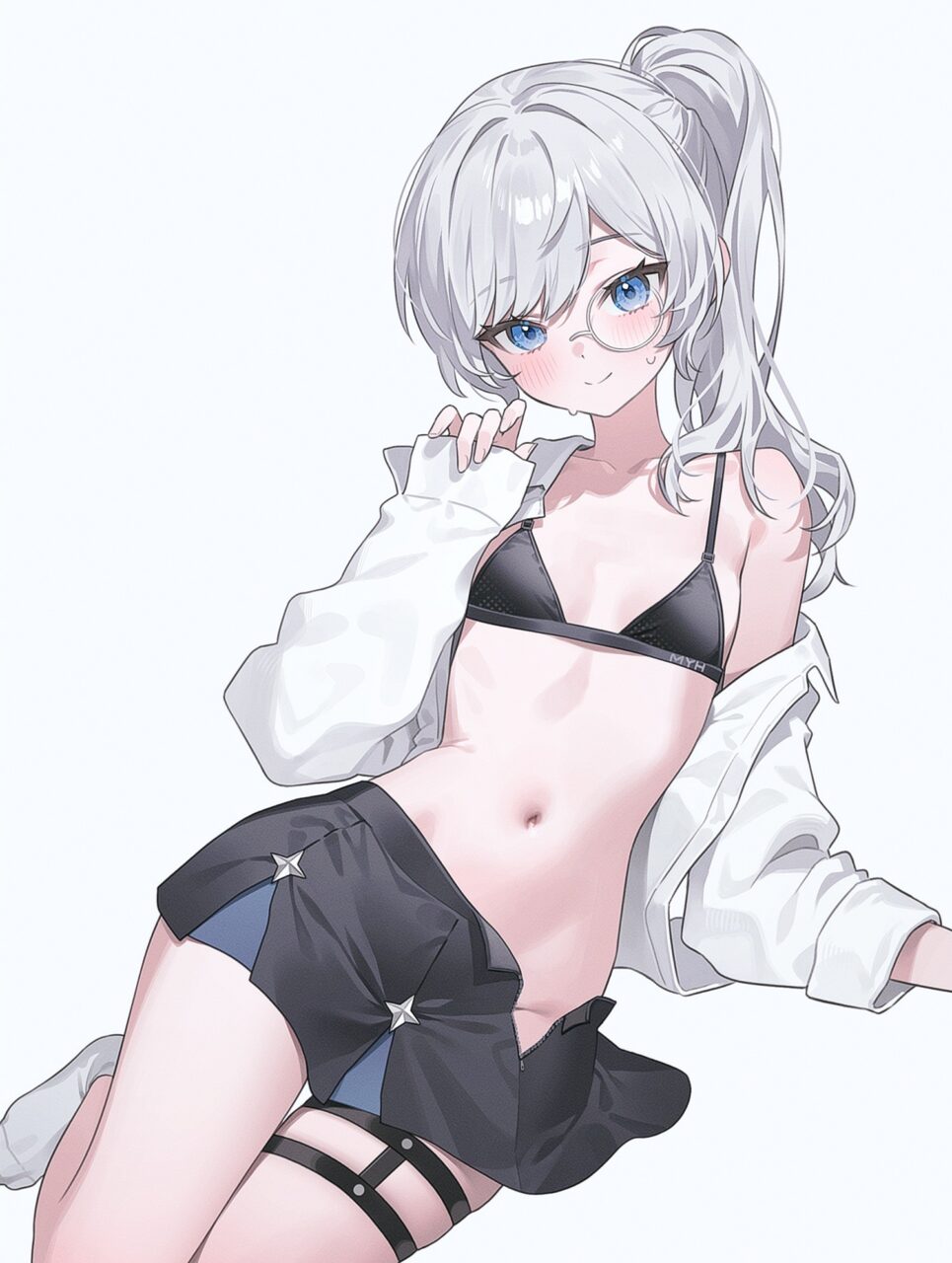 銀髪のエロ画像フォルダを解放していく