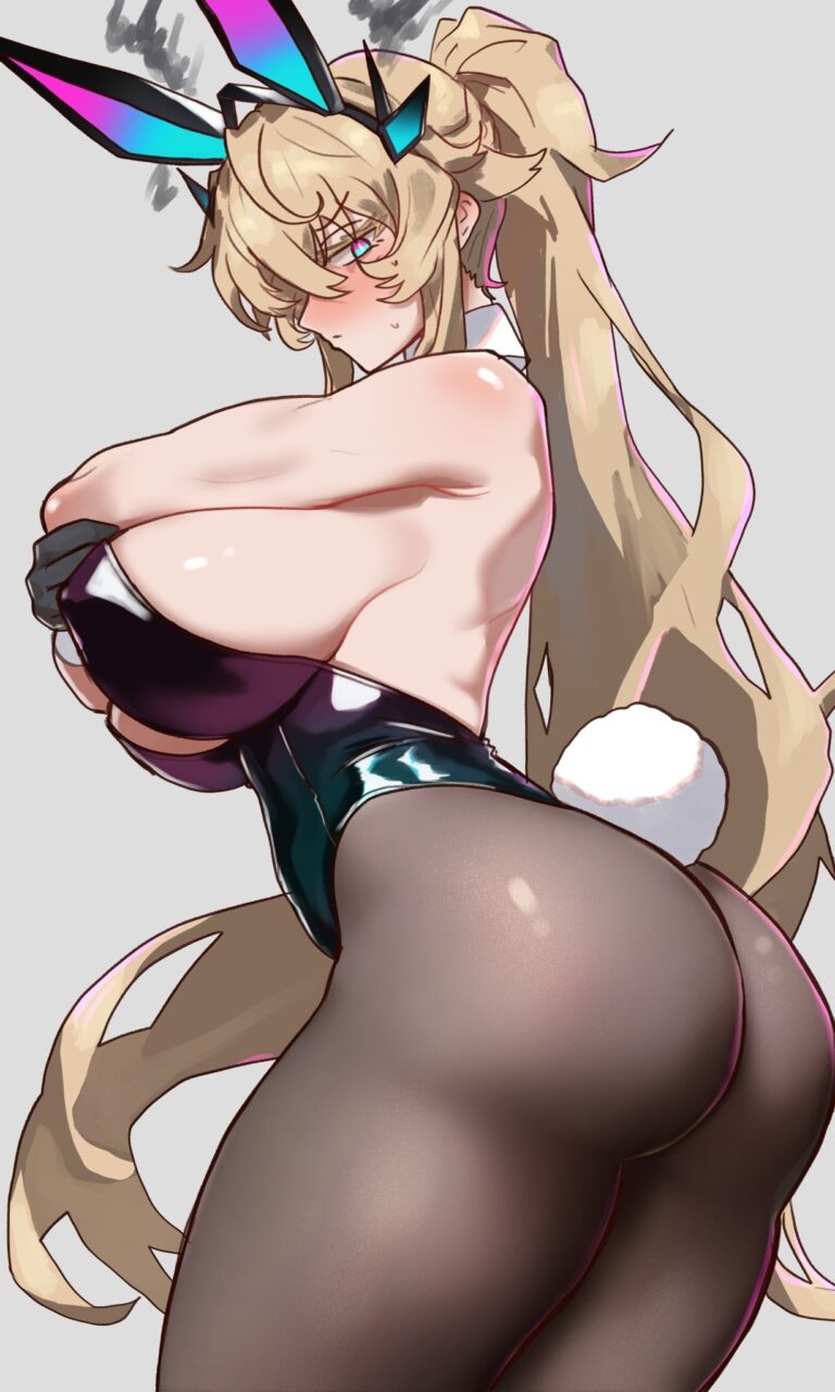 バニーガールの二次フェチ画像。
