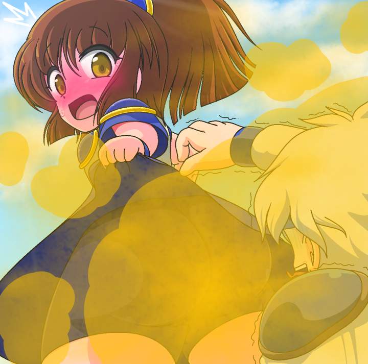 ぶっかけの二次フェチ画像。