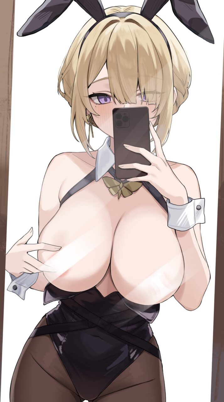 バニーガールの二次フェチ画像。