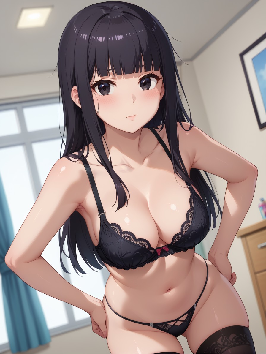 表情の二次元エロ画像。