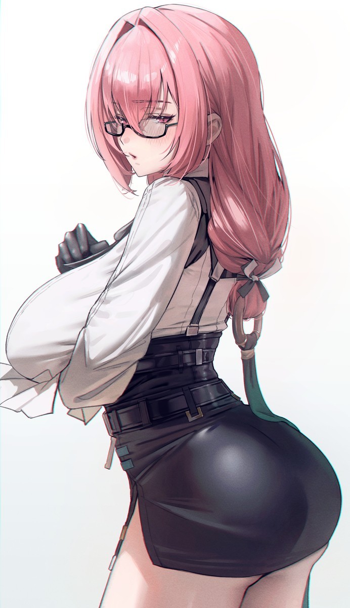 表情の二次元エロ画像。