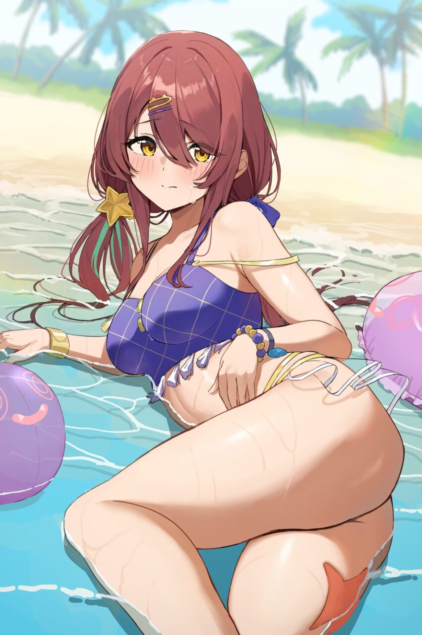 表情の二次元エロ画像。